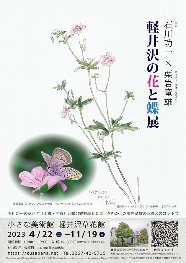 初売り】 ☆ 石川功一「軽井沢の草花素描集(一)」1990年 別刷図版40葉